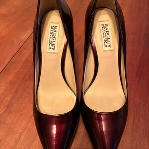 Badgley Mischka Deep Red Heels